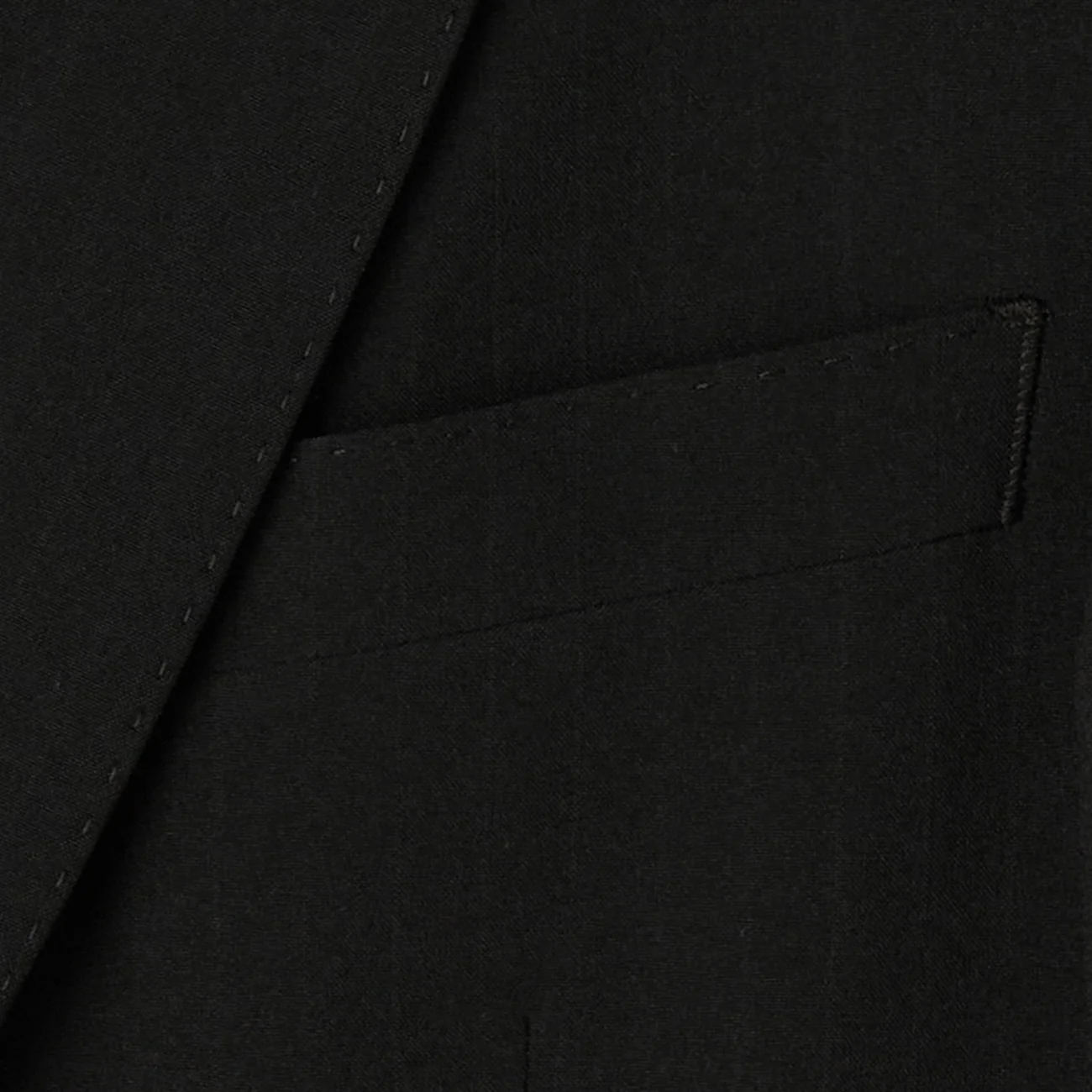 Shadow Stripe Suit with 2-Pant - Black - Image 4