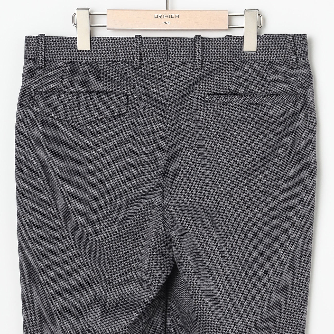 Washable Stretch Stretch Houndstooth Suit with Adjuster - Medium Gray - Image 11
