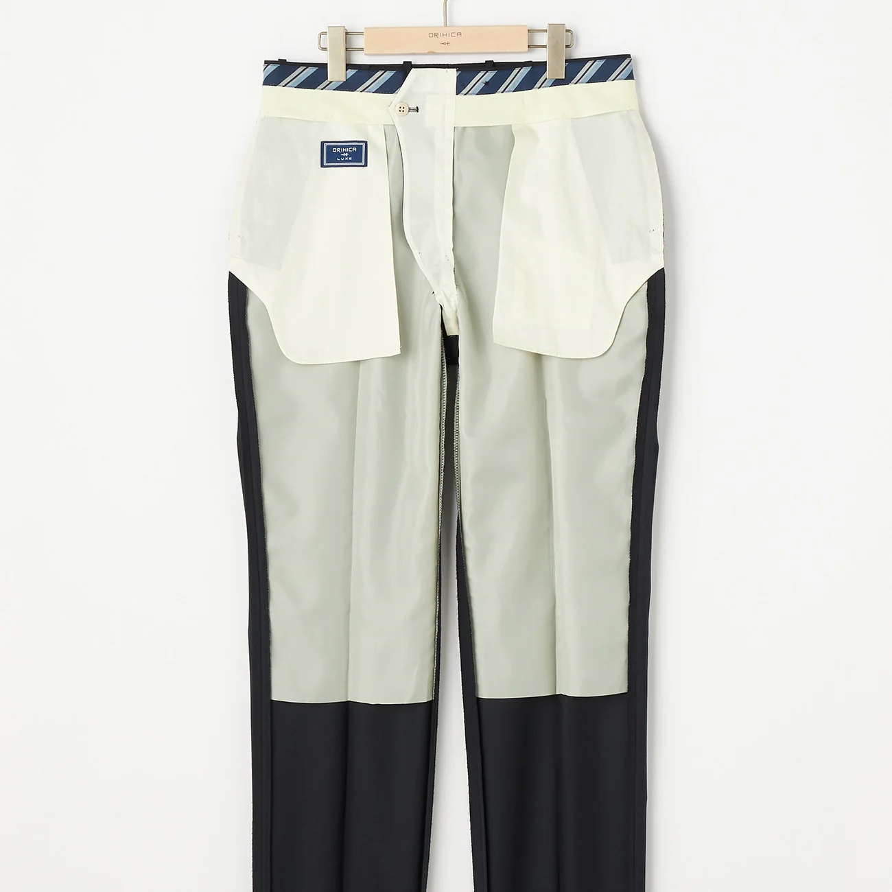 LUXE Line SUPER 140's Solid Suit - Navy - Image 13