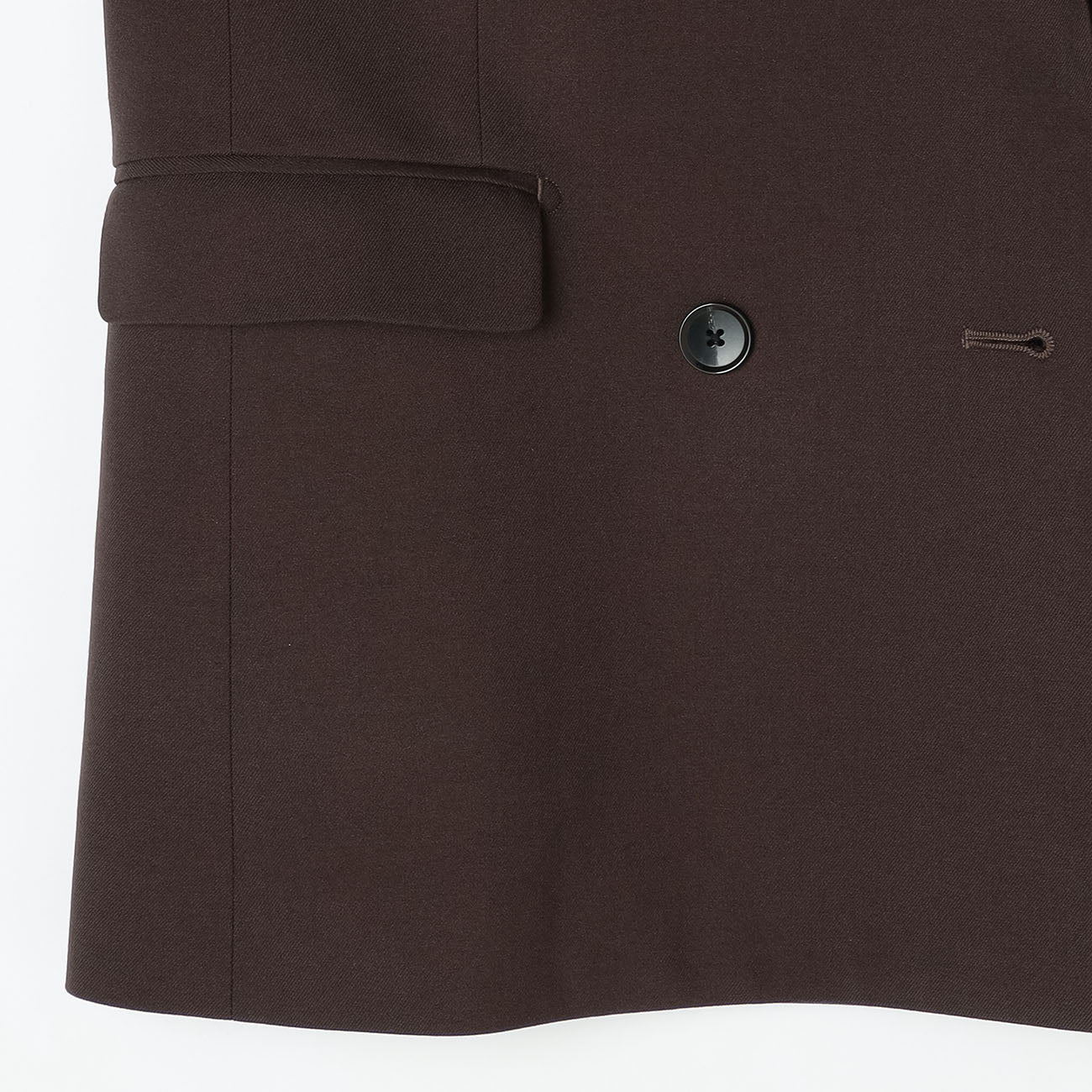 THE THIRD SUITS Double Breasted Jacket - Brown - Image 10