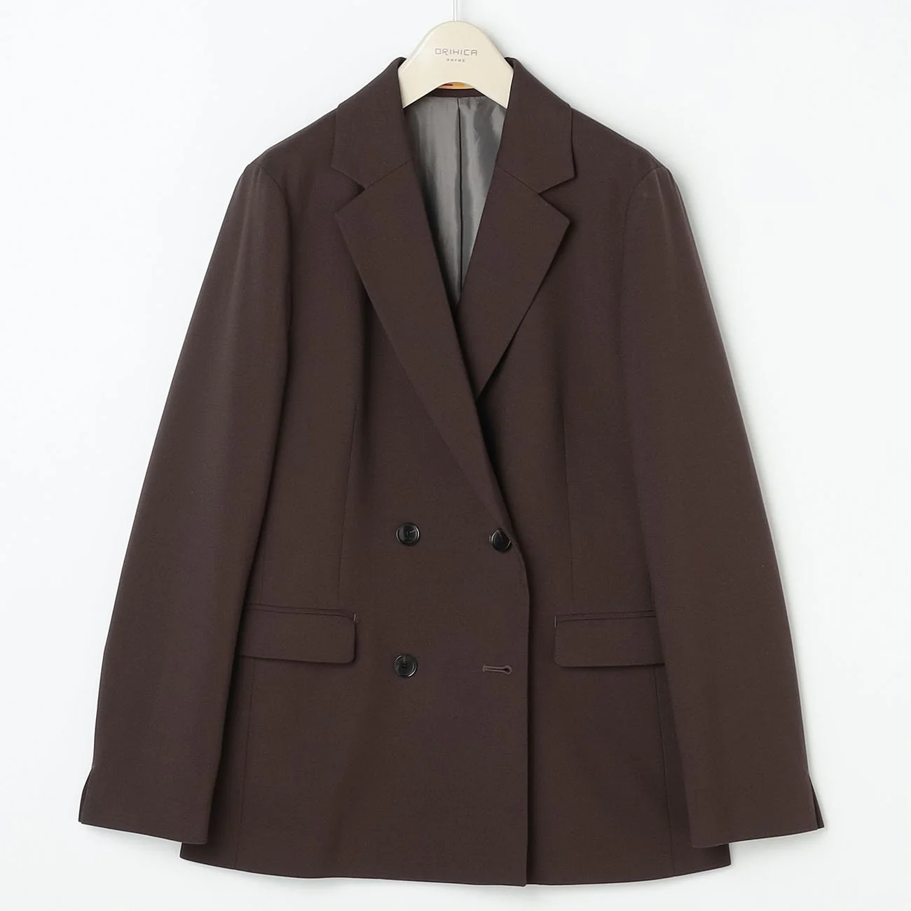 THE THIRD SUITS Double Breasted Jacket - Brown - Image 6