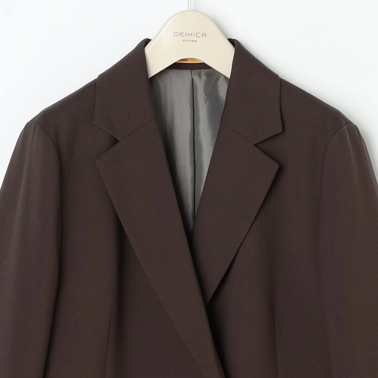 THE THIRD SUITS Double Breasted Jacket - Brown - Image 8