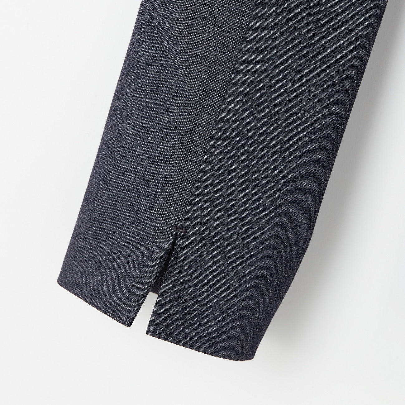 THE THIRD SUITS Denim-Like Double-Breasted Jacket - Navy - Image 10