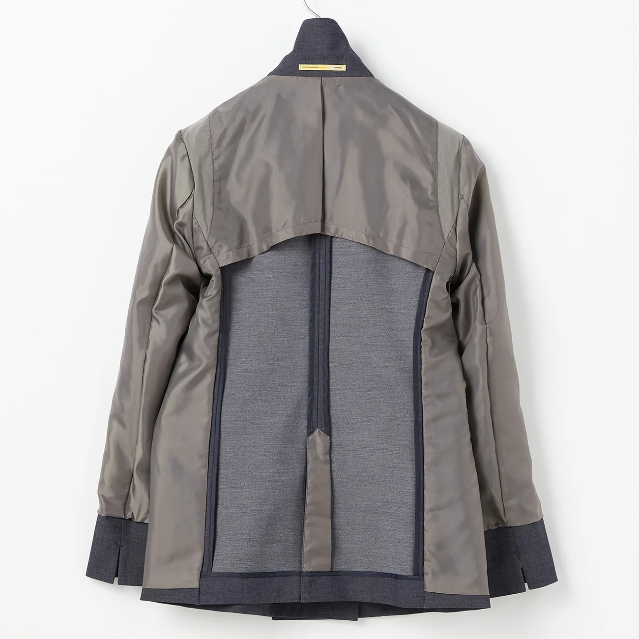 THE THIRD SUITS Denim-Like Double-Breasted Jacket - Navy - Image 13
