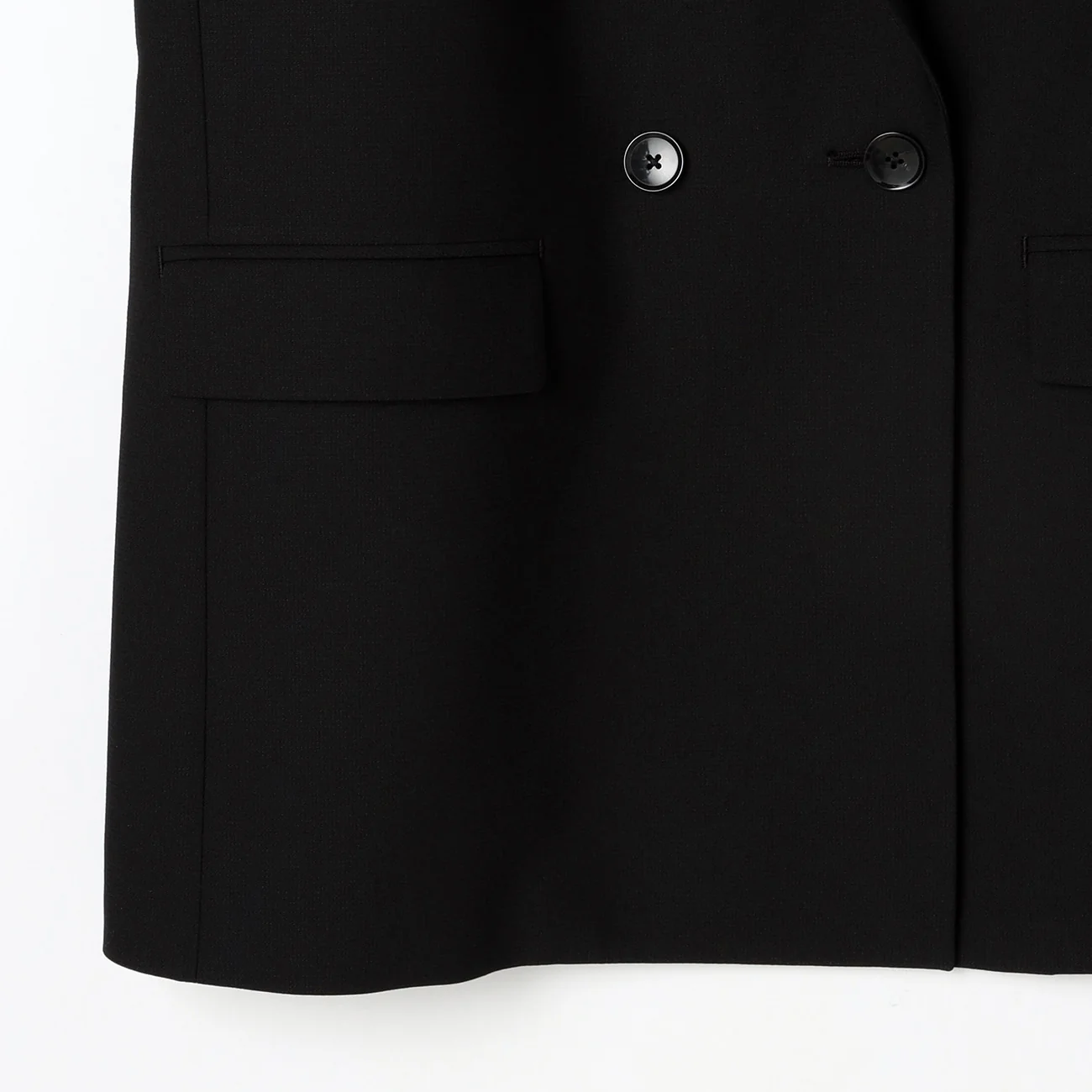 THE THIRD SUITS Double Breasted Jacket - Black - Image 5