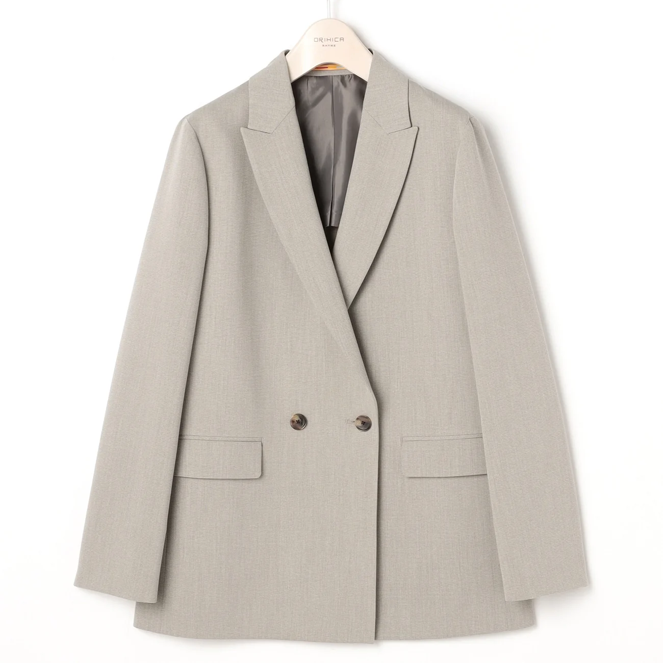 THE THIRD SUITS Double Breasted Jacket - Beige