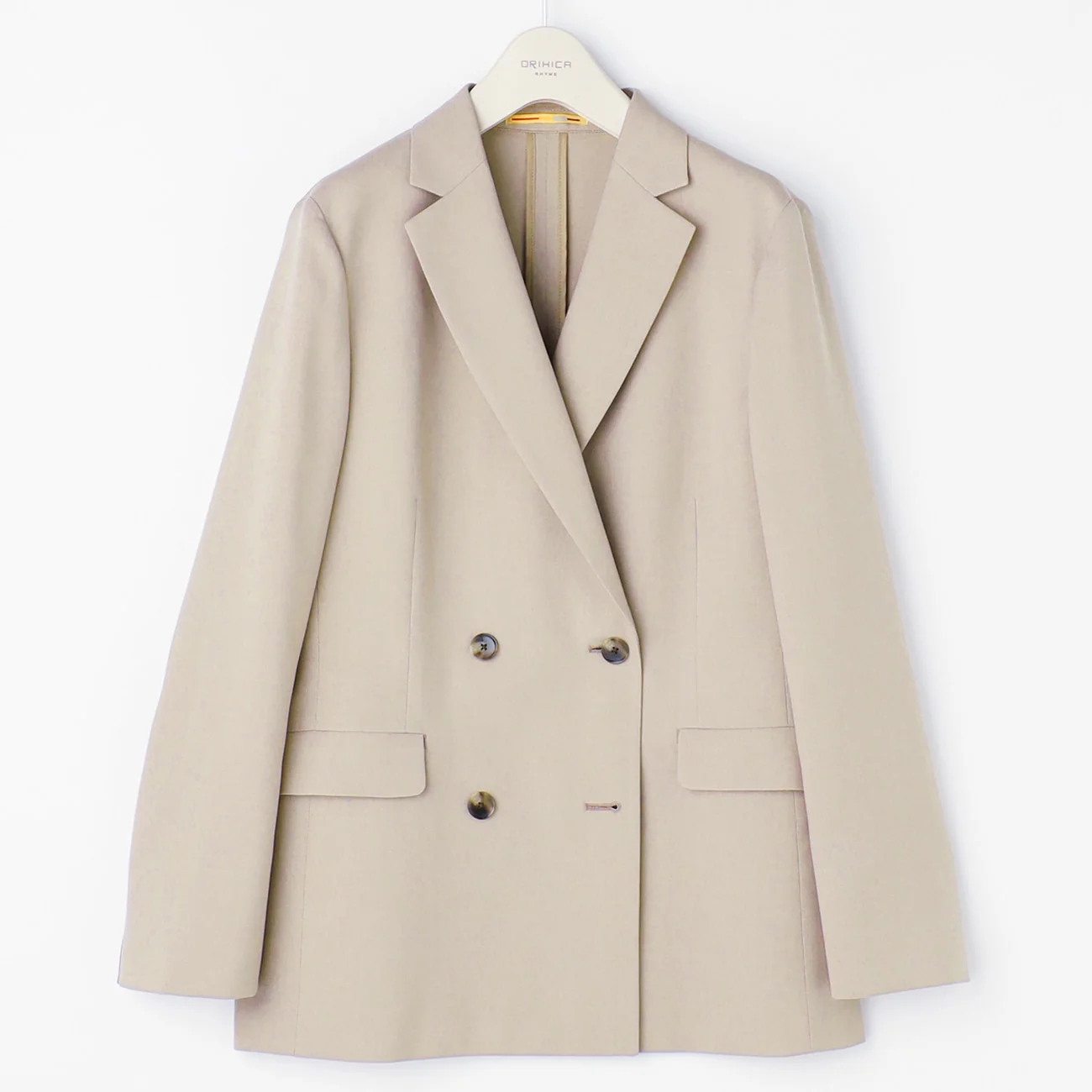 THE THIRD SUITS Double Breasted Jacket - Beige