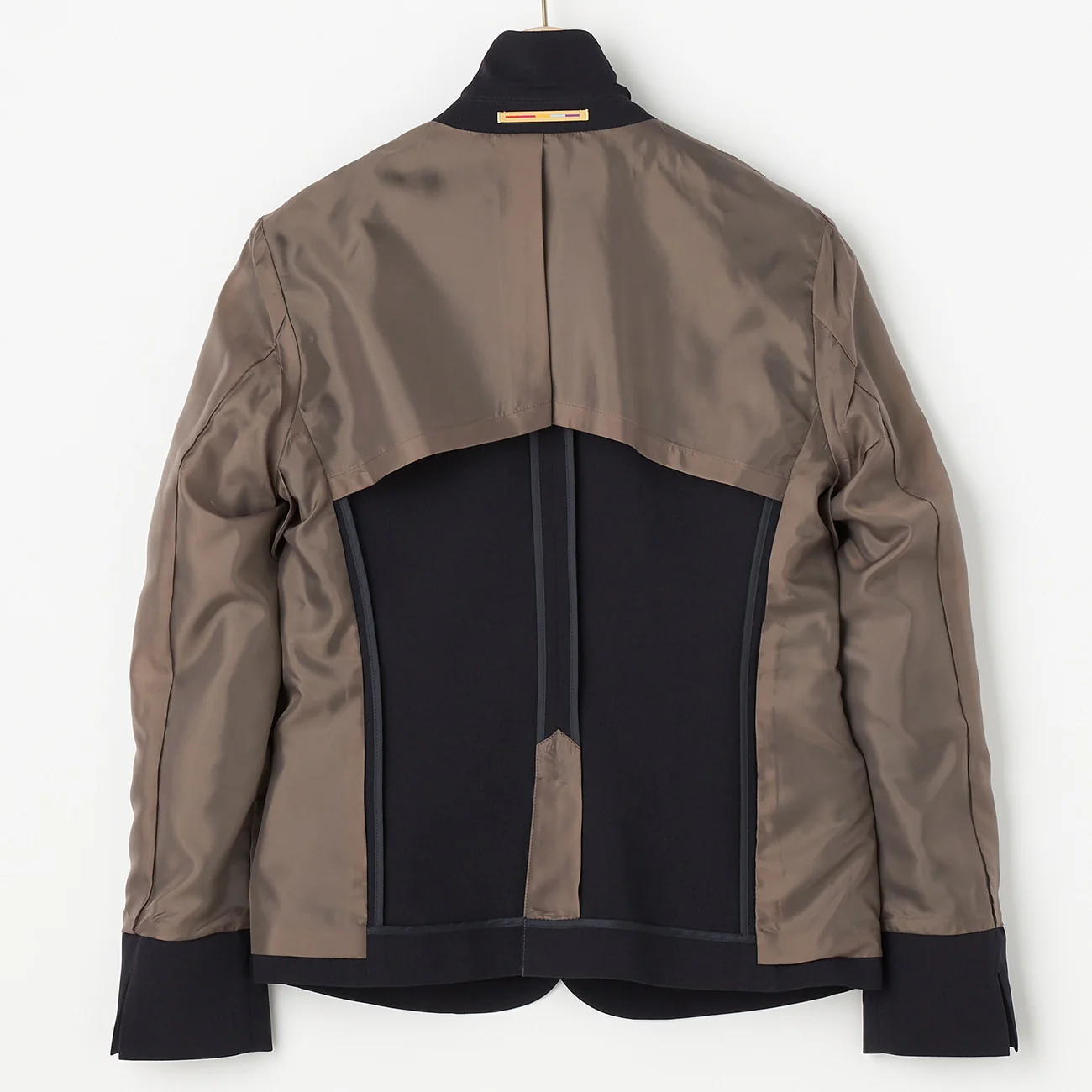 Washable Stretch Shadow Check Jacket - Navy - Image 14