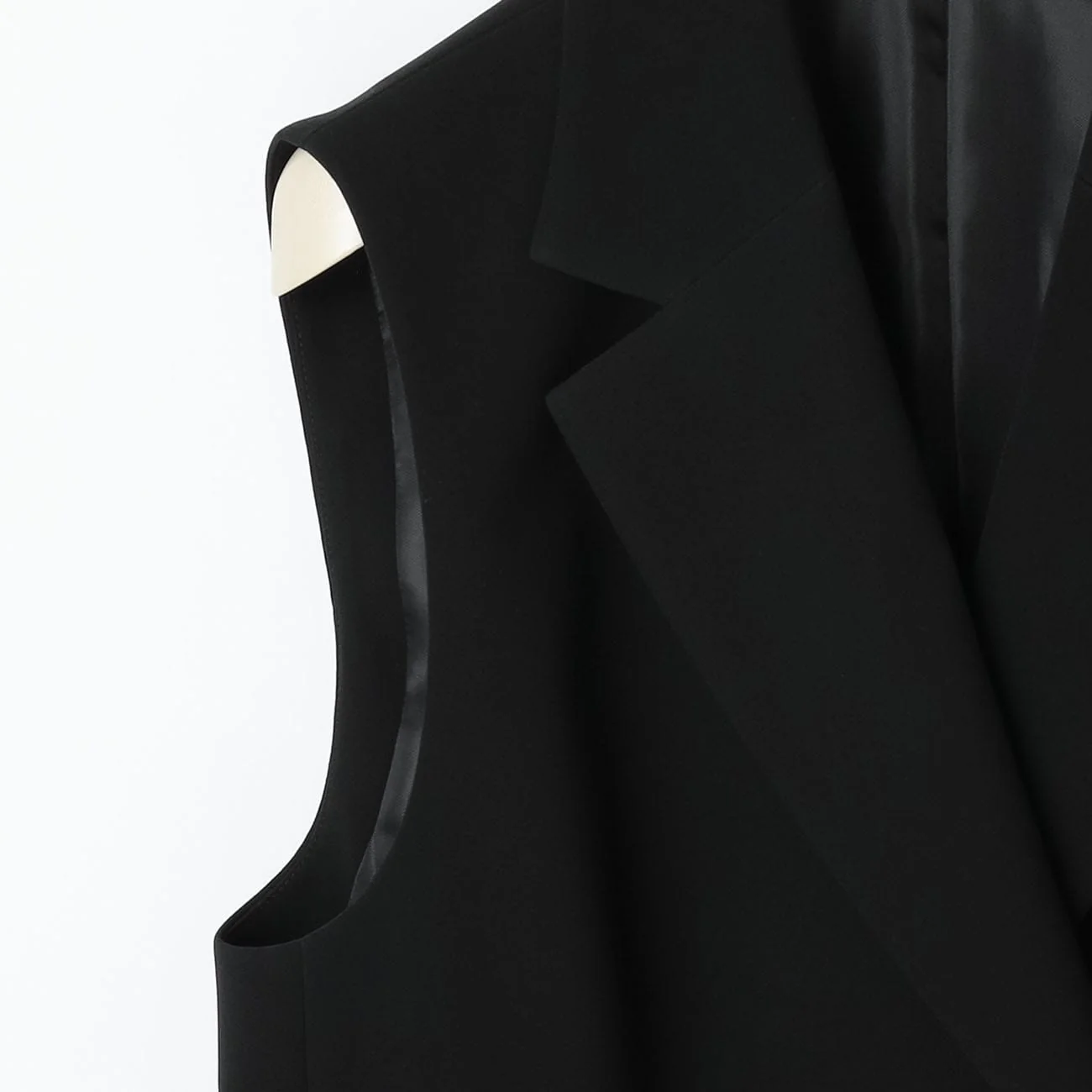 THE THIRD SUITS Double Breasted Vest - Black - Image 4