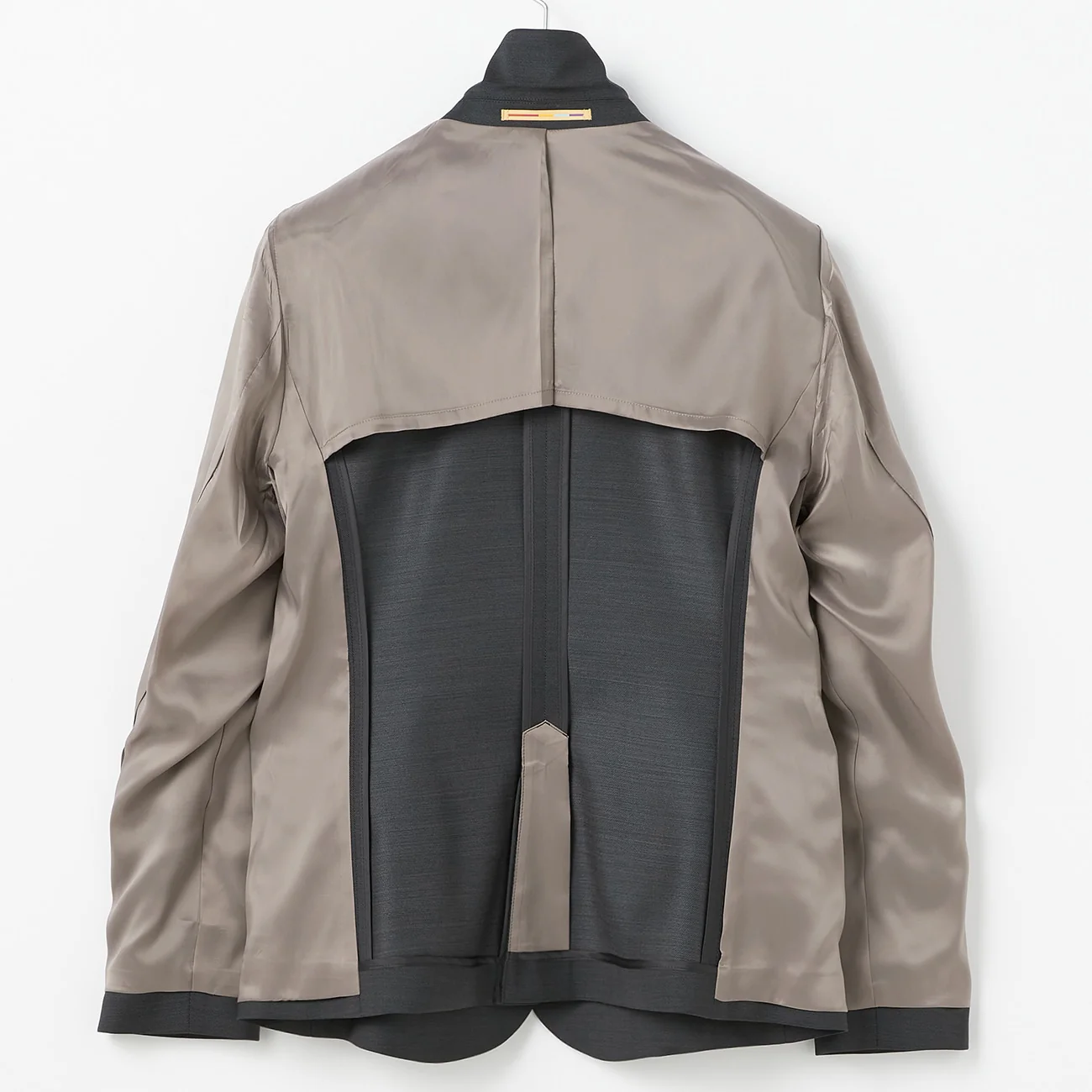 LUXE Line REDA Textured Wool Jacket - Charcoal Gray - Image 18