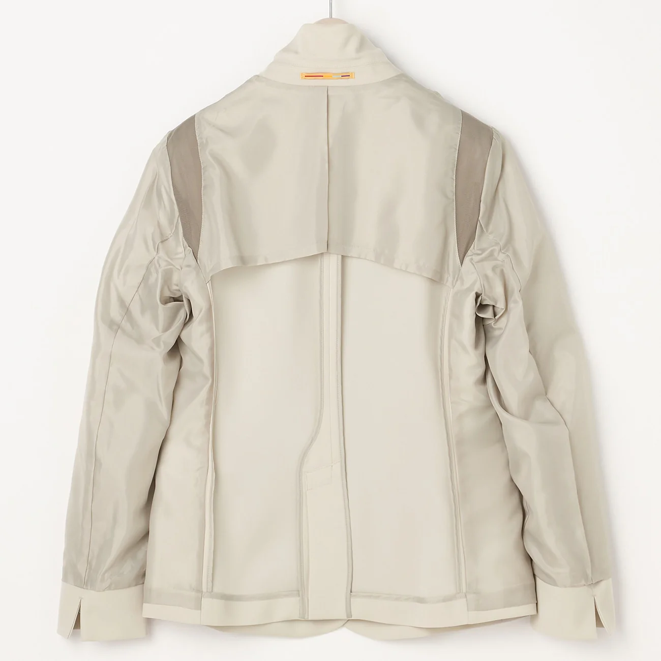 THE THIRD SUITS Double Cloth Notch Lapel Jacket - Beige - Image 12
