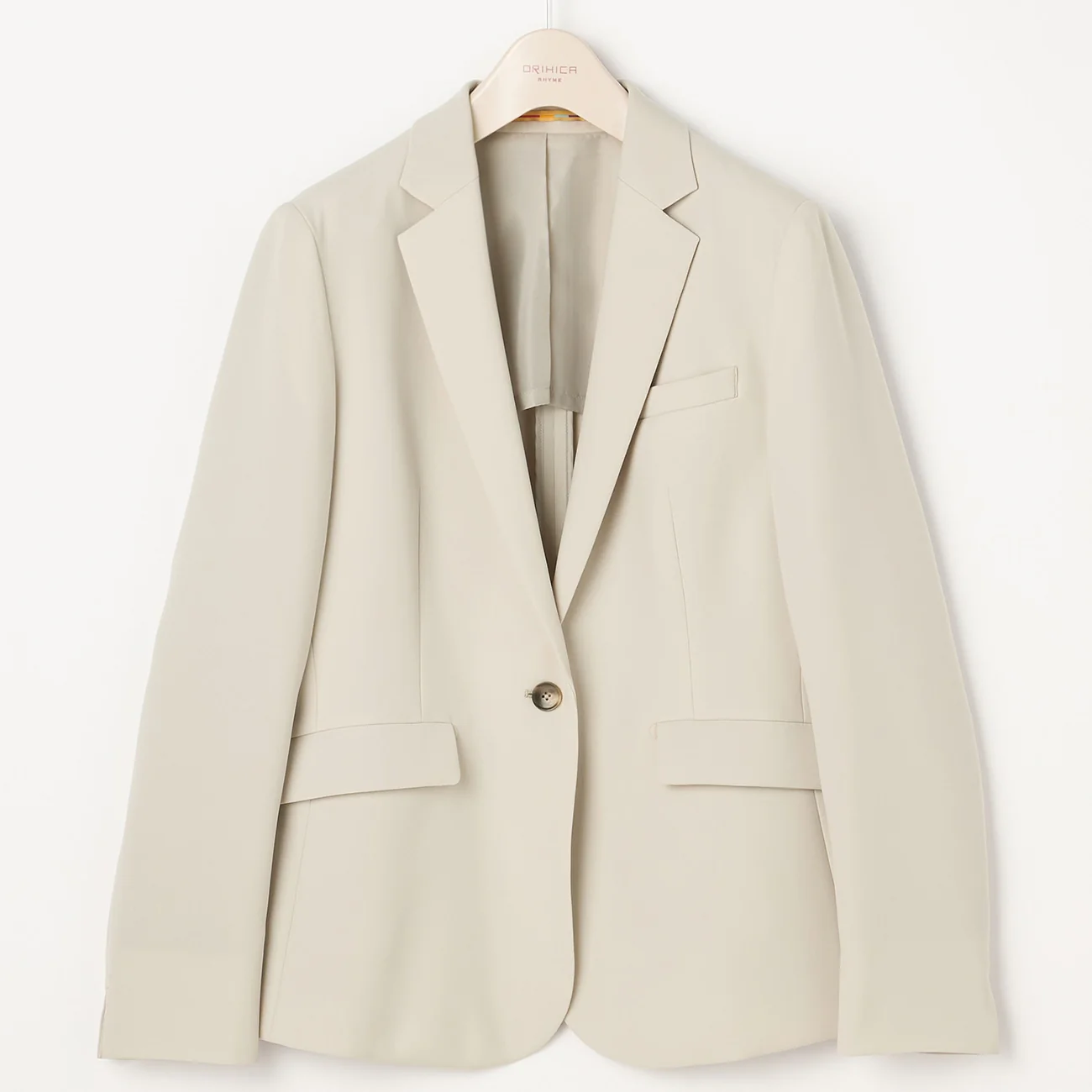 THE THIRD SUITS Double Cloth Notch Lapel Jacket - Beige - Image 6
