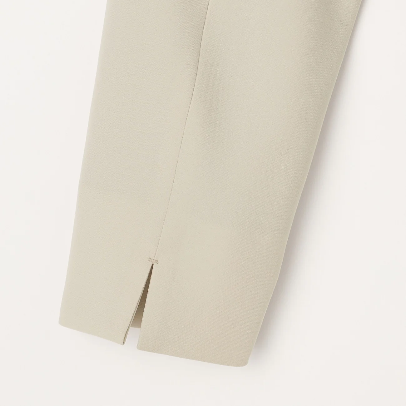 THE THIRD SUITS Double Cloth Collarless Jacket - Beige - Image 10
