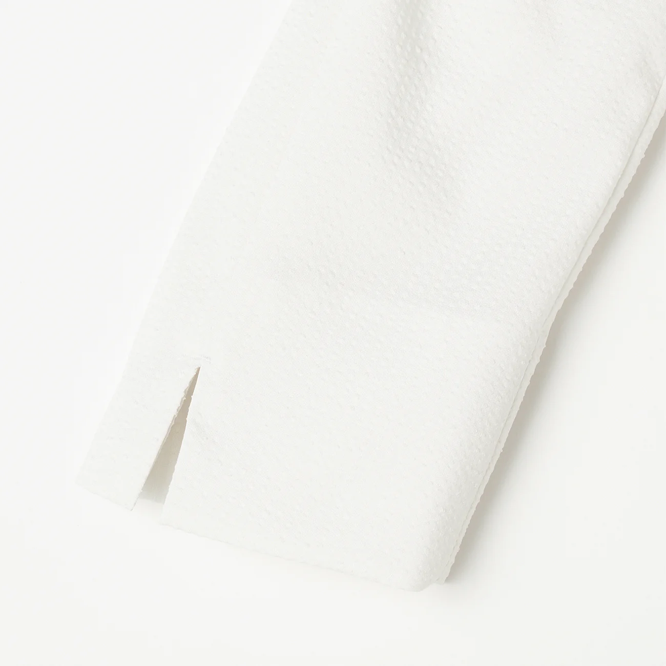 THE THIRD SUITS Seersucker Double Breasted Jacket - White - Image 4