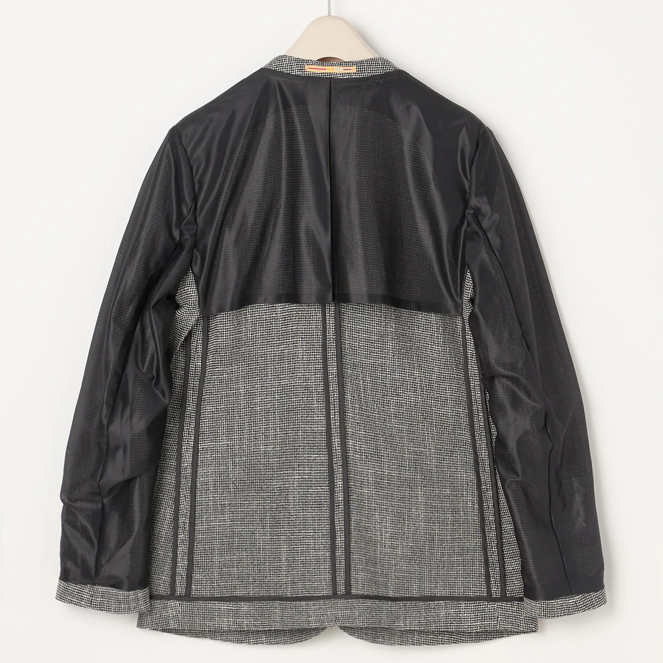 THE THIRD SUITS Leno Weave Collarless Long Jacket - Image 23