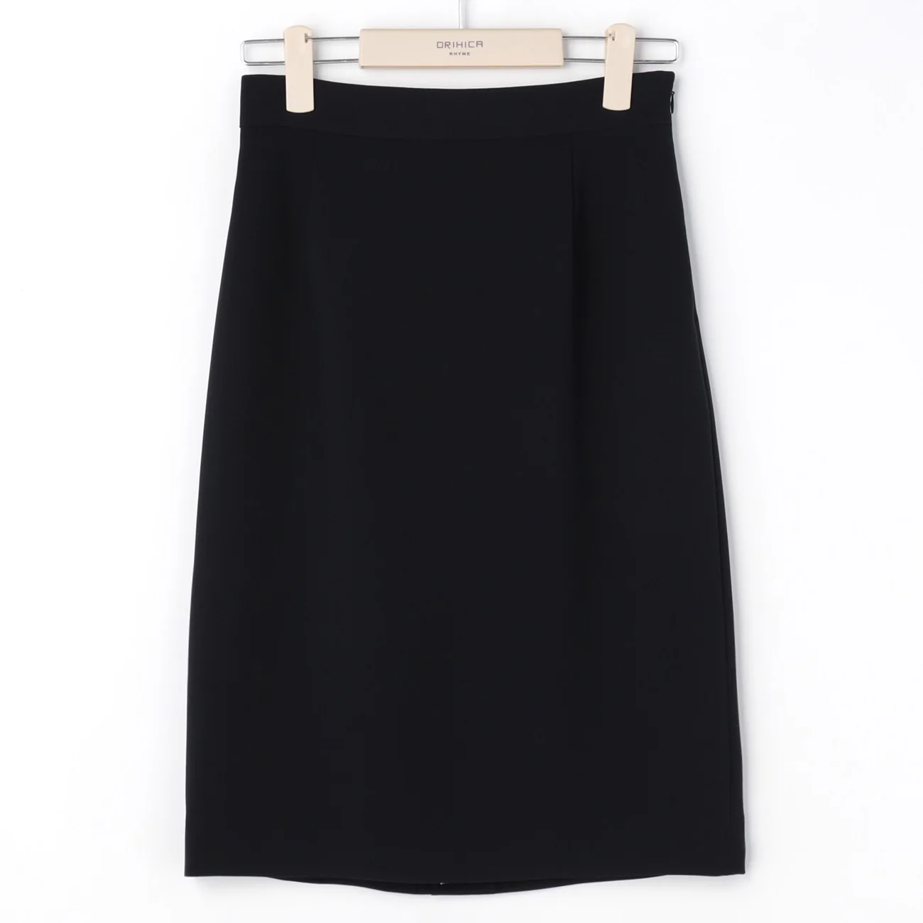 THE THIRD SUITS Double Cloth Tight Skirt - Navy