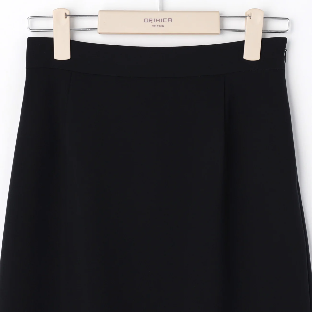 THE THIRD SUITS Double Cloth Tight Skirt - Navy - Image 3