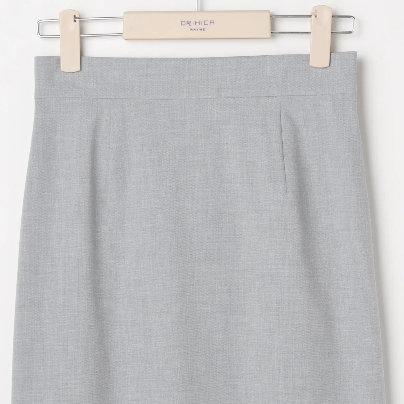 THE THIRD SUITS Long Tight Skirt - Light Gray - Image 3