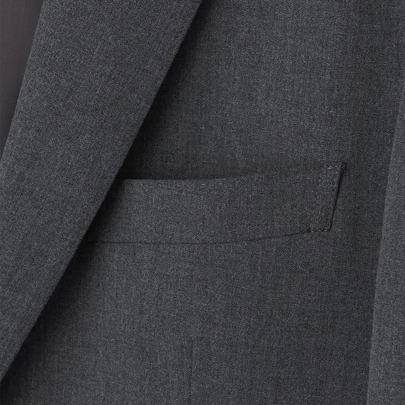 Washable Stretch Plain Jacket - Medium Gray - Image 3