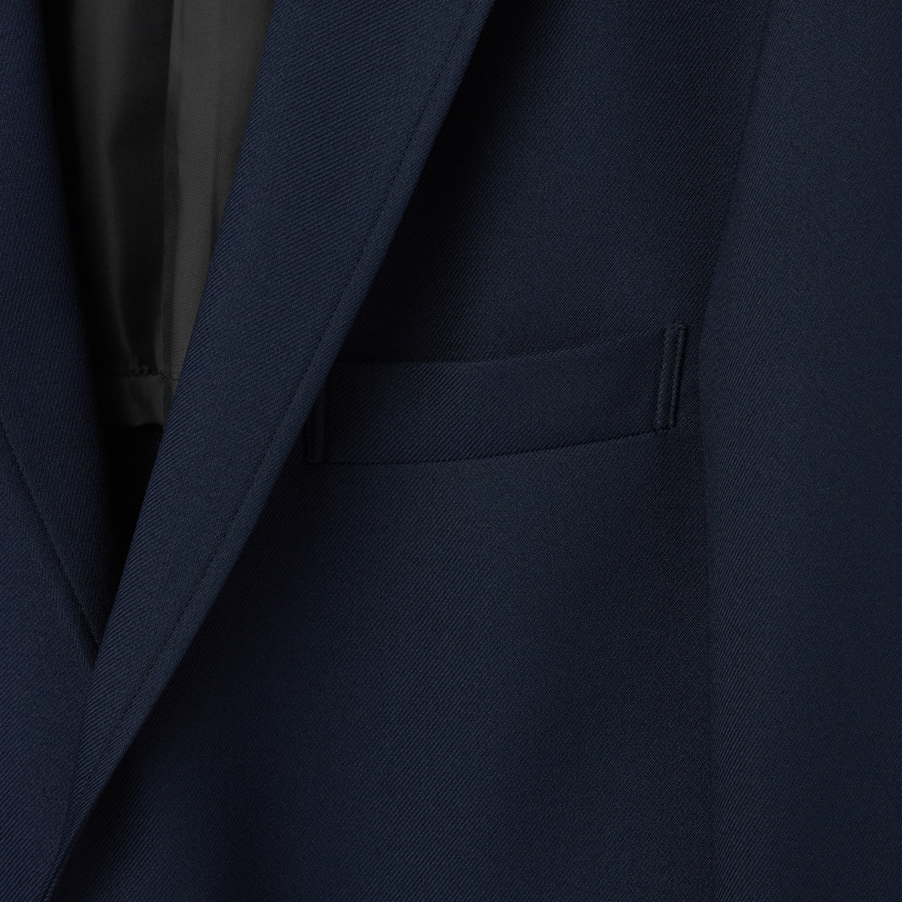 Washable Plain Jacket - Navy - Image 3