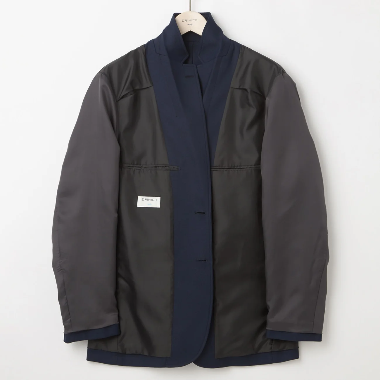 Washable Plain Jacket - Navy - Image 6