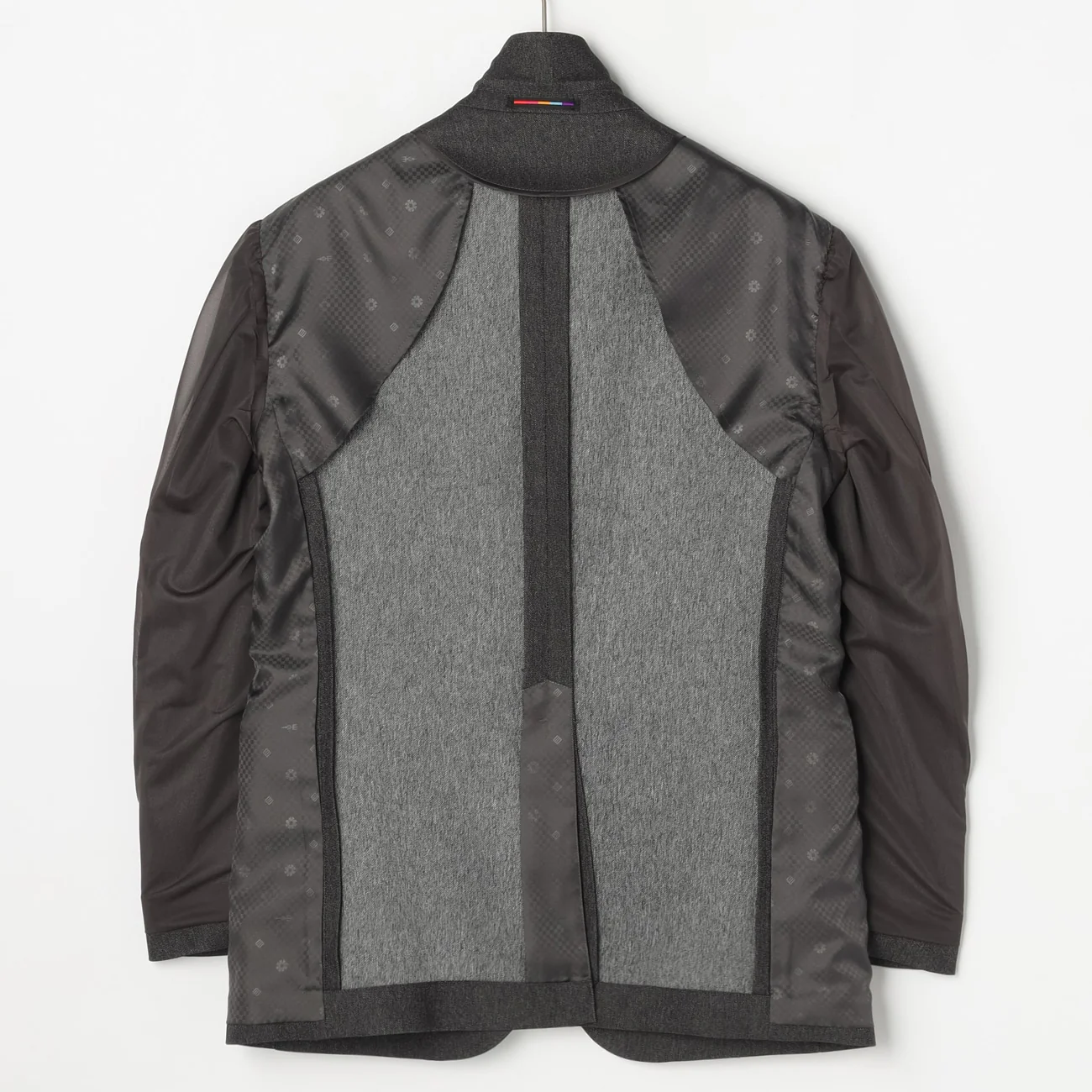 Denim-Like Jacket - Charcoal Gray - Image 10