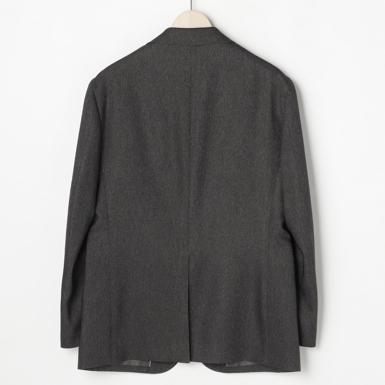 Denim-Like Jacket - Charcoal Gray - Image 5