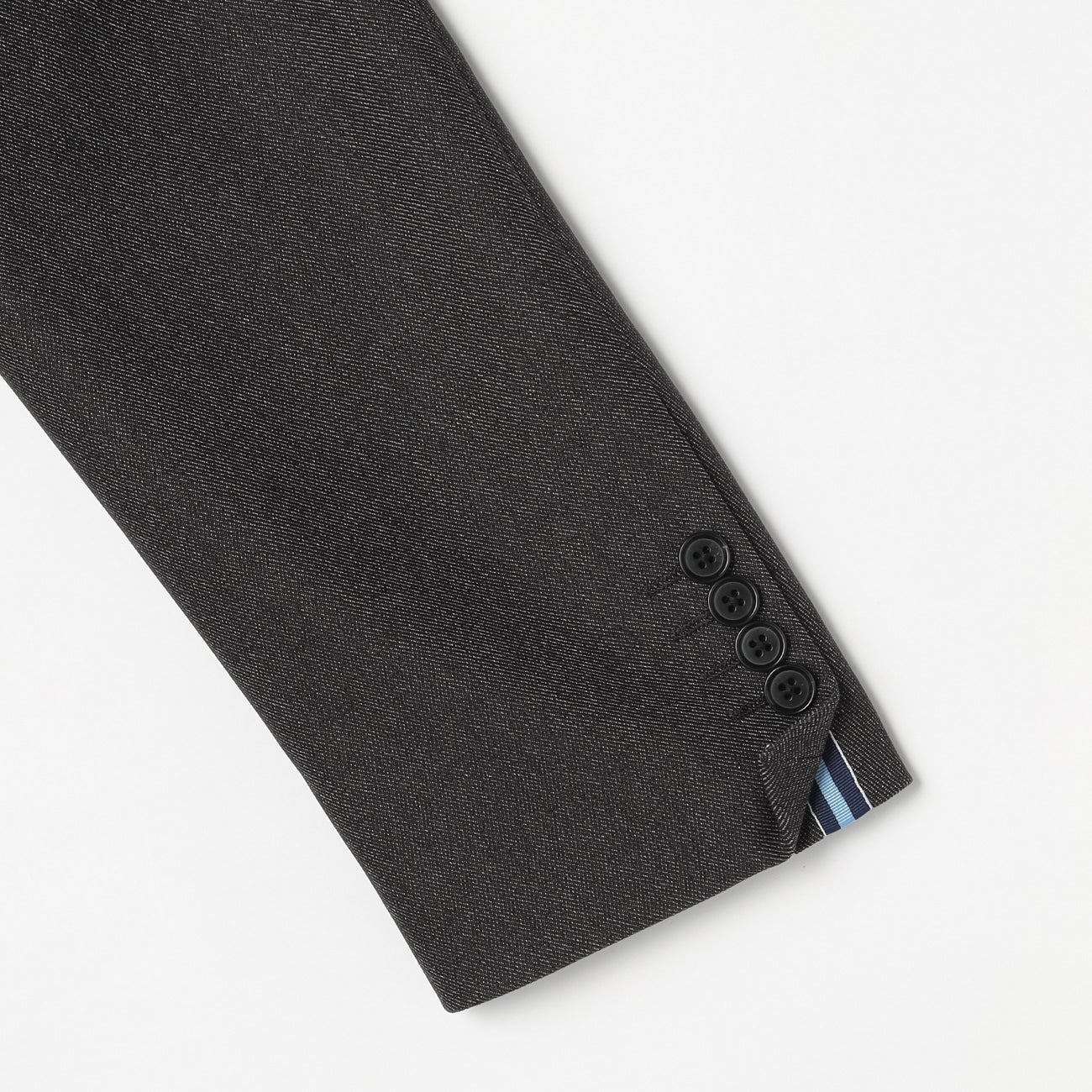 Denim-Like Jacket - Charcoal Gray - Image 7