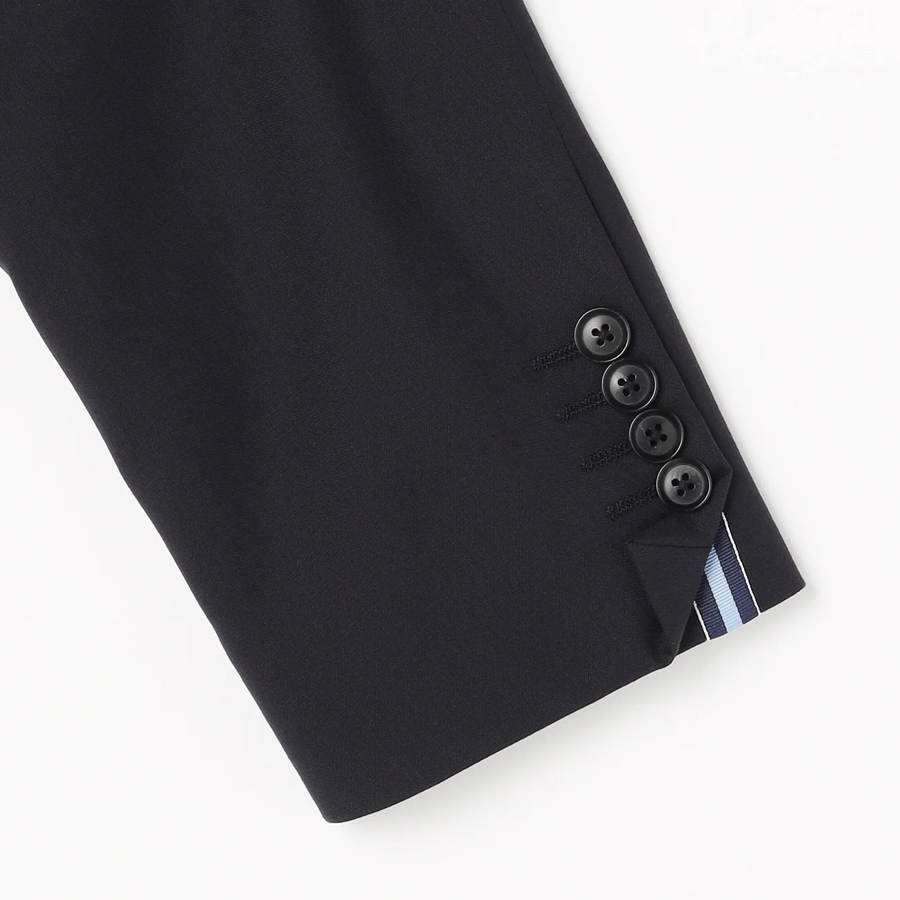 Japanese Fabric LUXE Line Super 120's Suit Jacket - Navy - Image 8