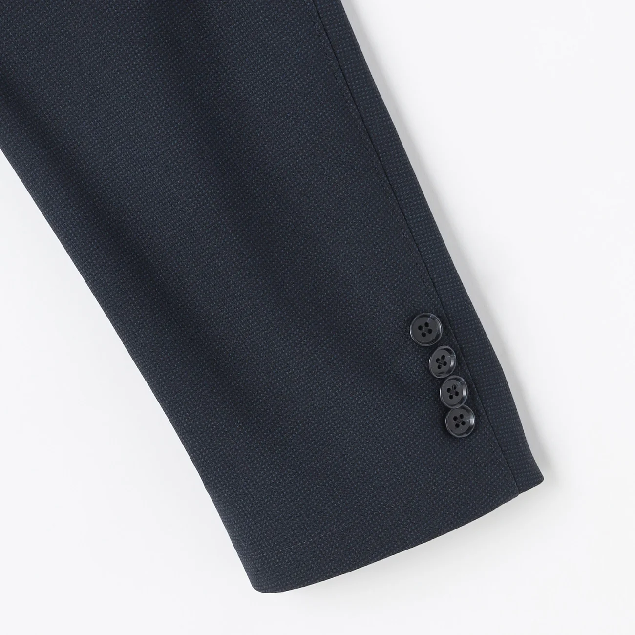 THE THIRD SUITS BIZSPO Houndstooth Jacket - Navy - Image 4
