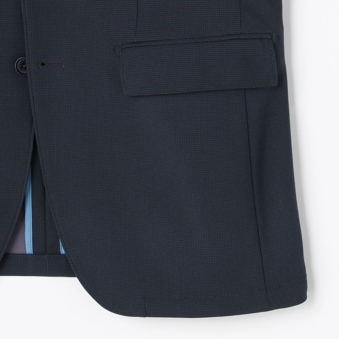THE THIRD SUITS BIZSPO Houndstooth Jacket - Navy - Image 5