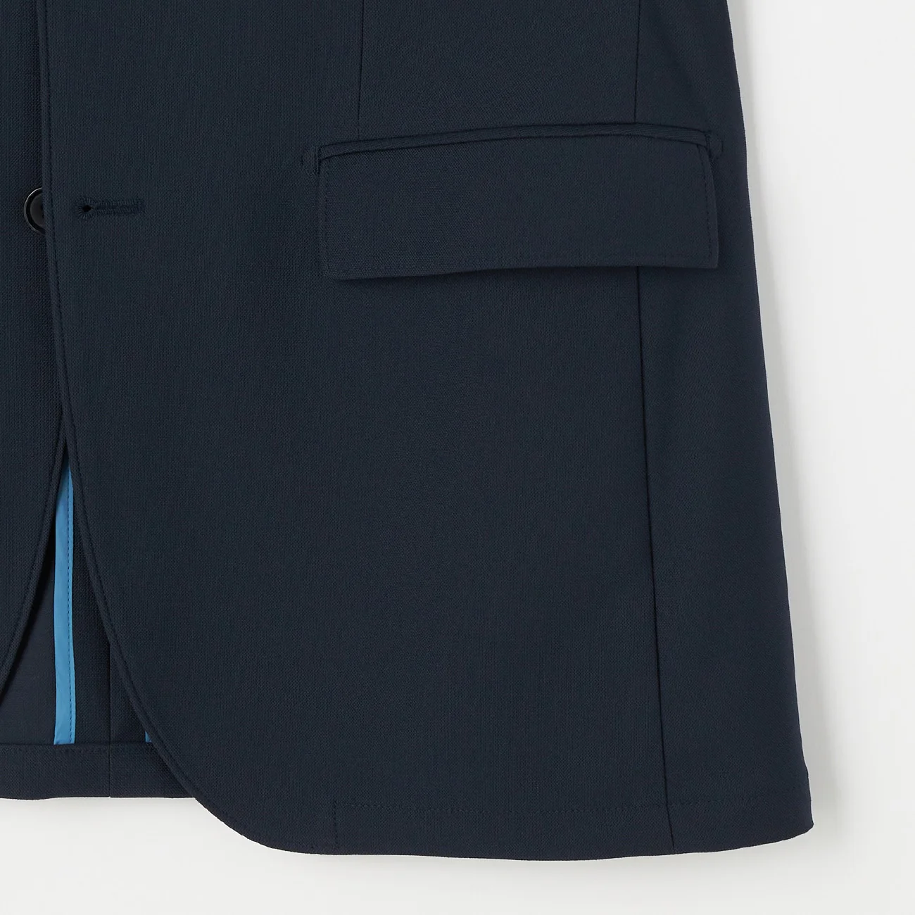 Japanese Fabric BIZSPO Washable Lightweight Stretch Suit Jacket - Navy - Image 8