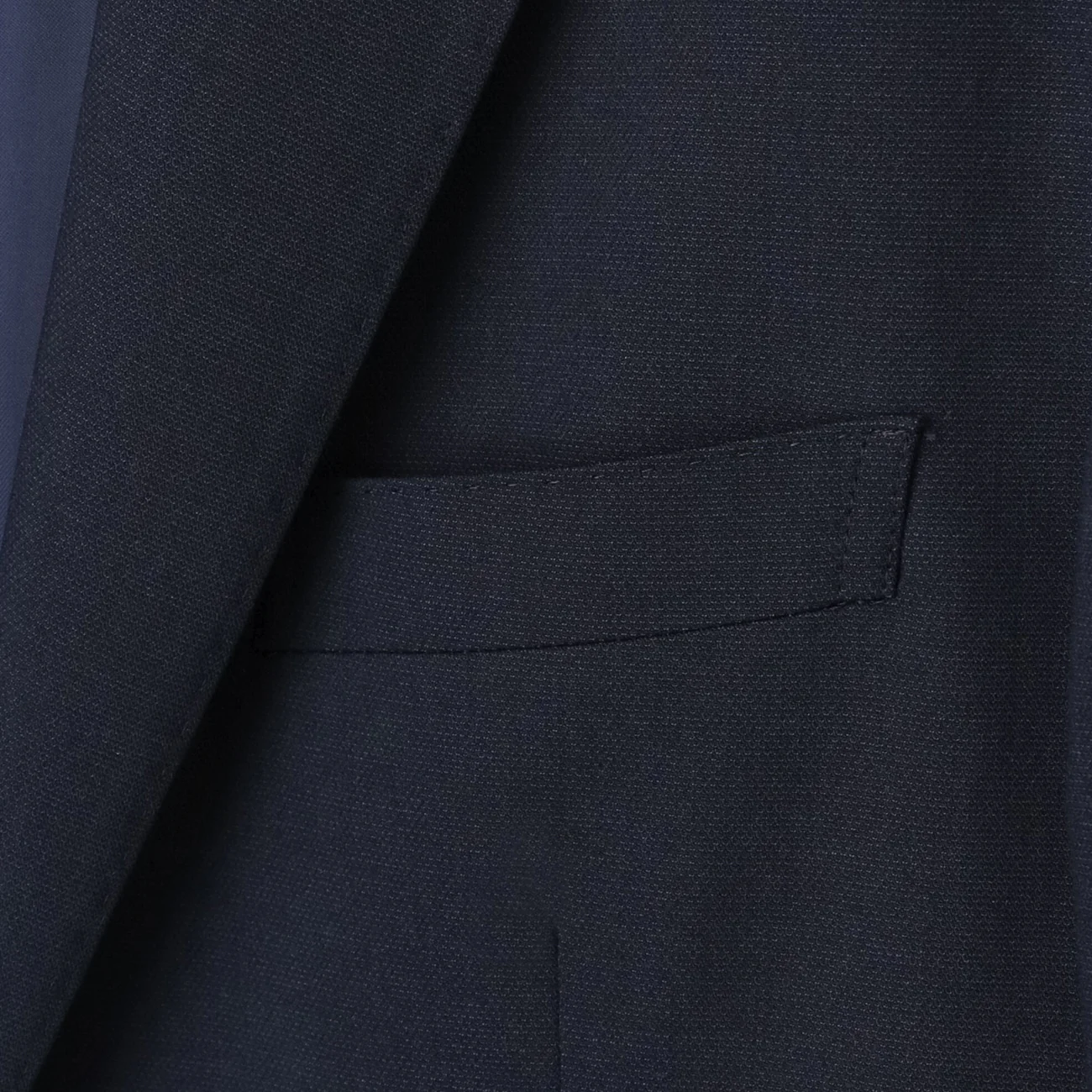 Washable Stretch Suit Jacket - Navy - Image 3