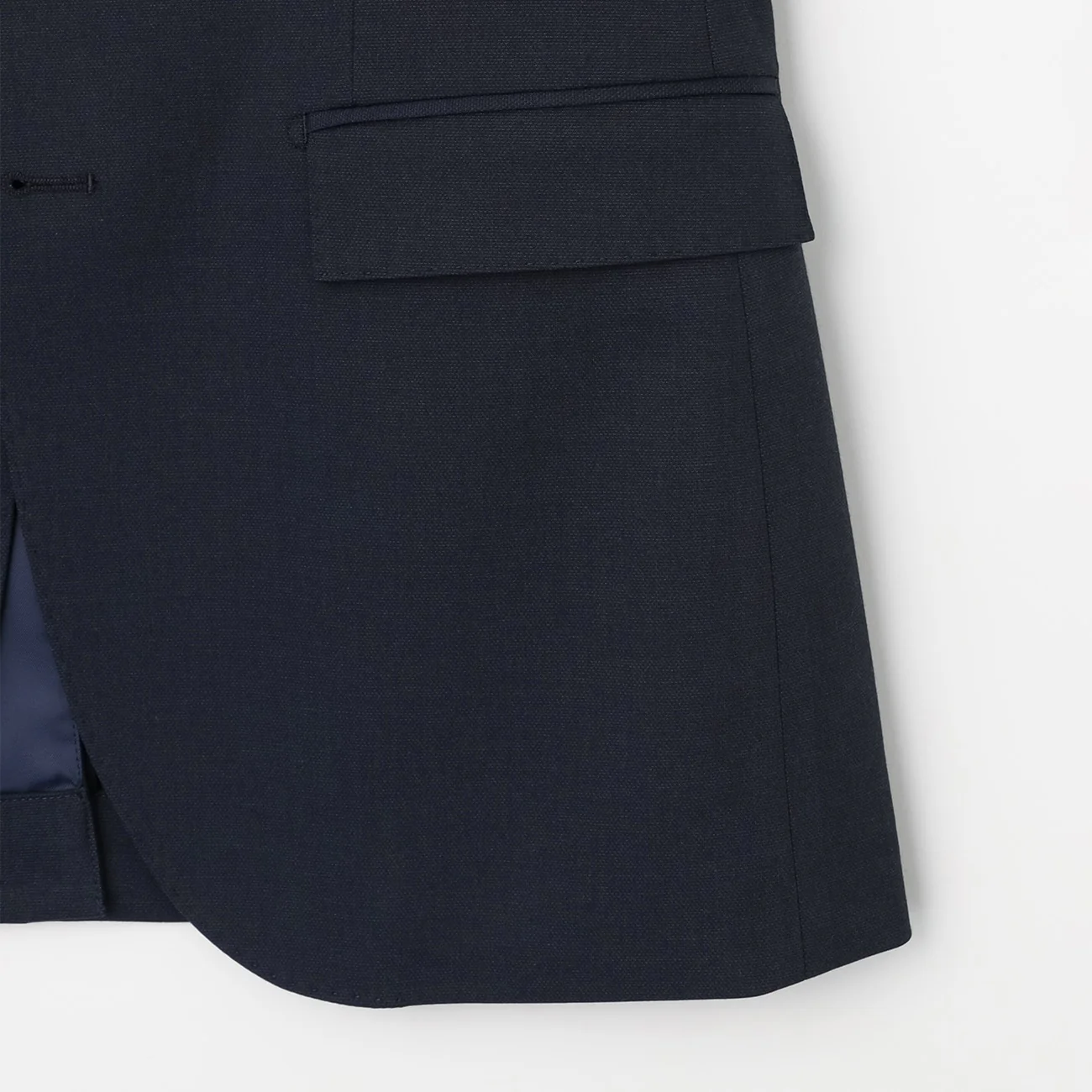 Washable Stretch Suit Jacket - Navy - Image 5