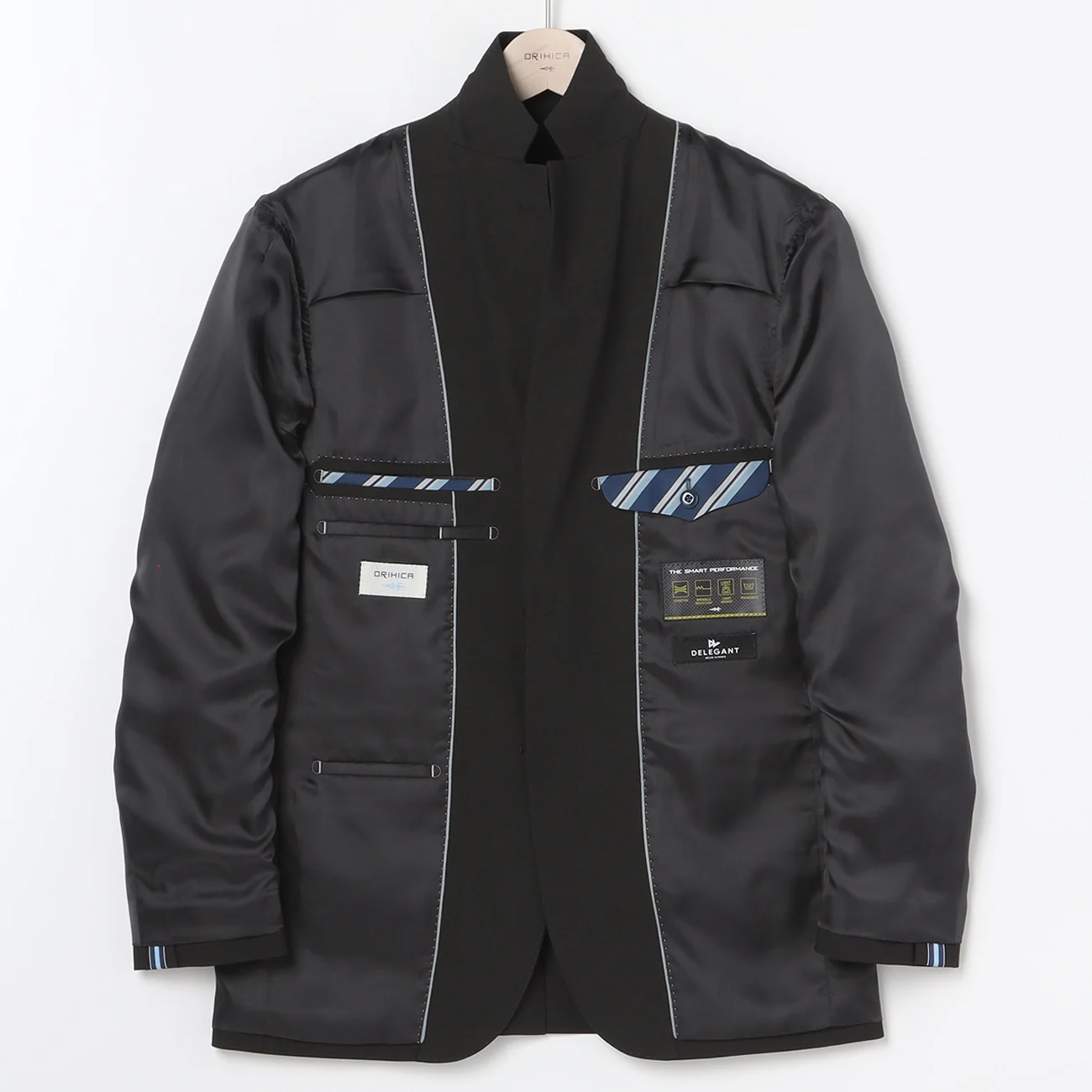 Washable Stretch Suit Jacket - Black - Image 7