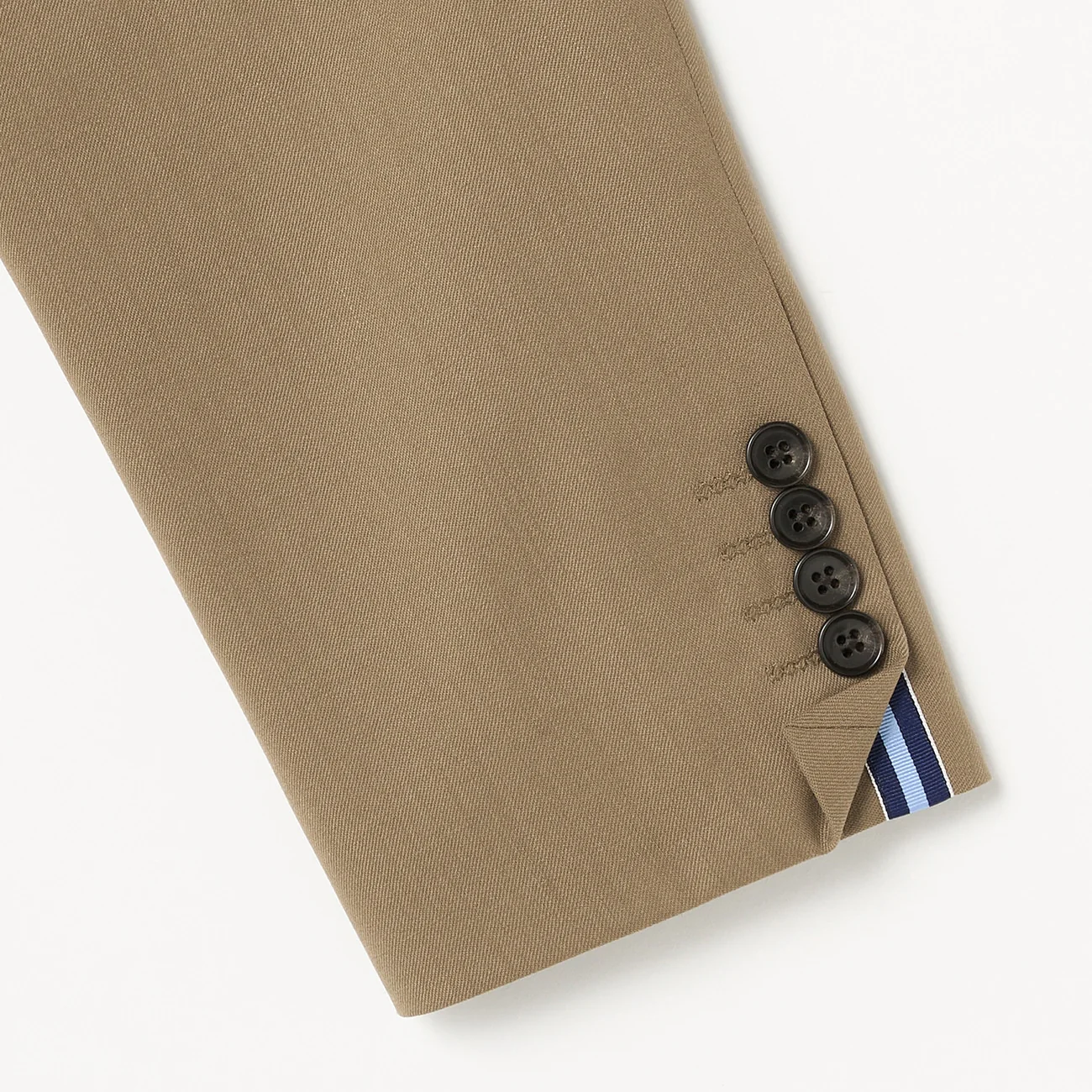 Textured Suit Jacket - Beige - Image 7