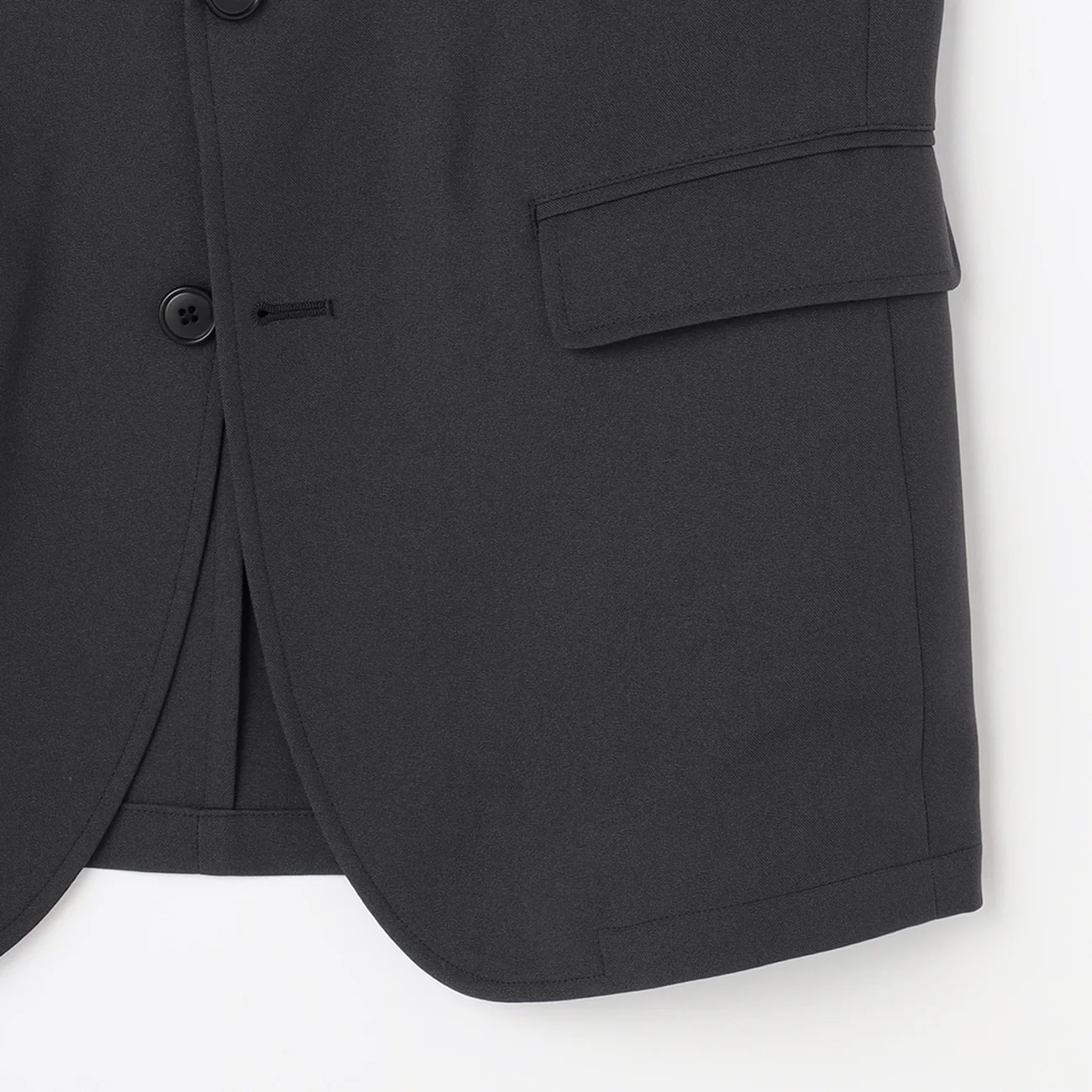 Plain Jacket - Charcoal Gray - Image 5