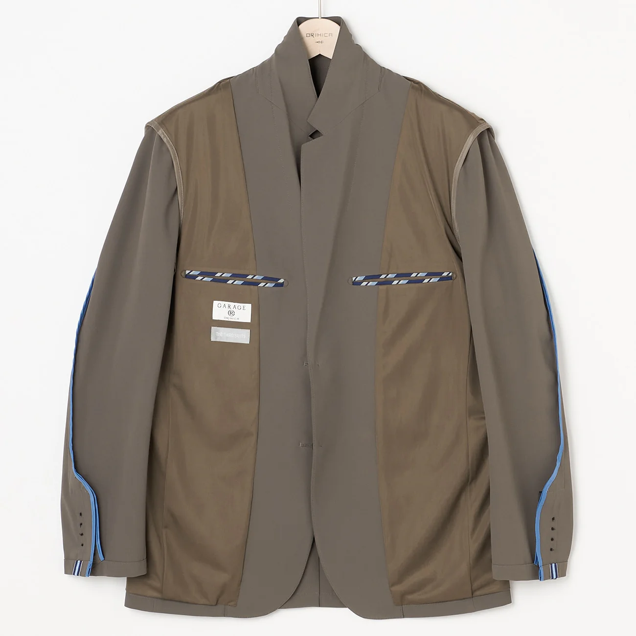 THE THIRD SUITS Water-Repellent Stretch Jacket - Beige - Image 8