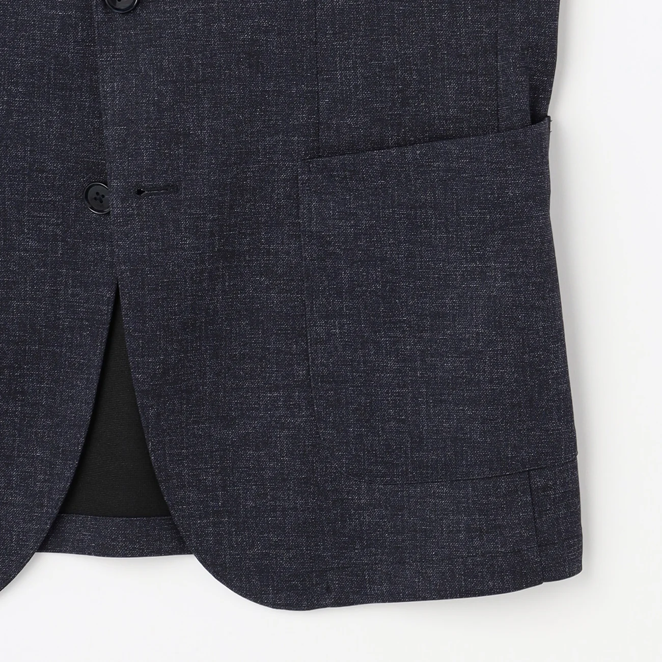 THE THIRD SUITS Denim-Like Jacket - Navy - Image 13