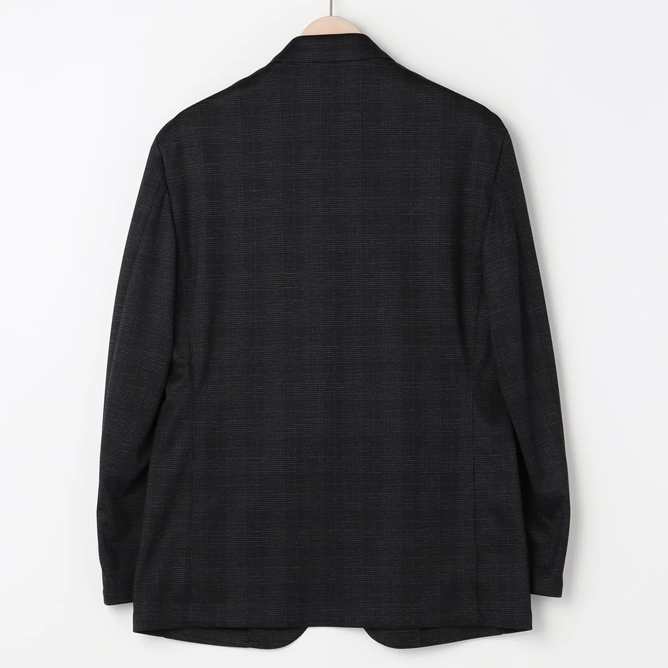 THE THIRD SUITS Glen Check Jacket - Charcoal Gray - Image 8