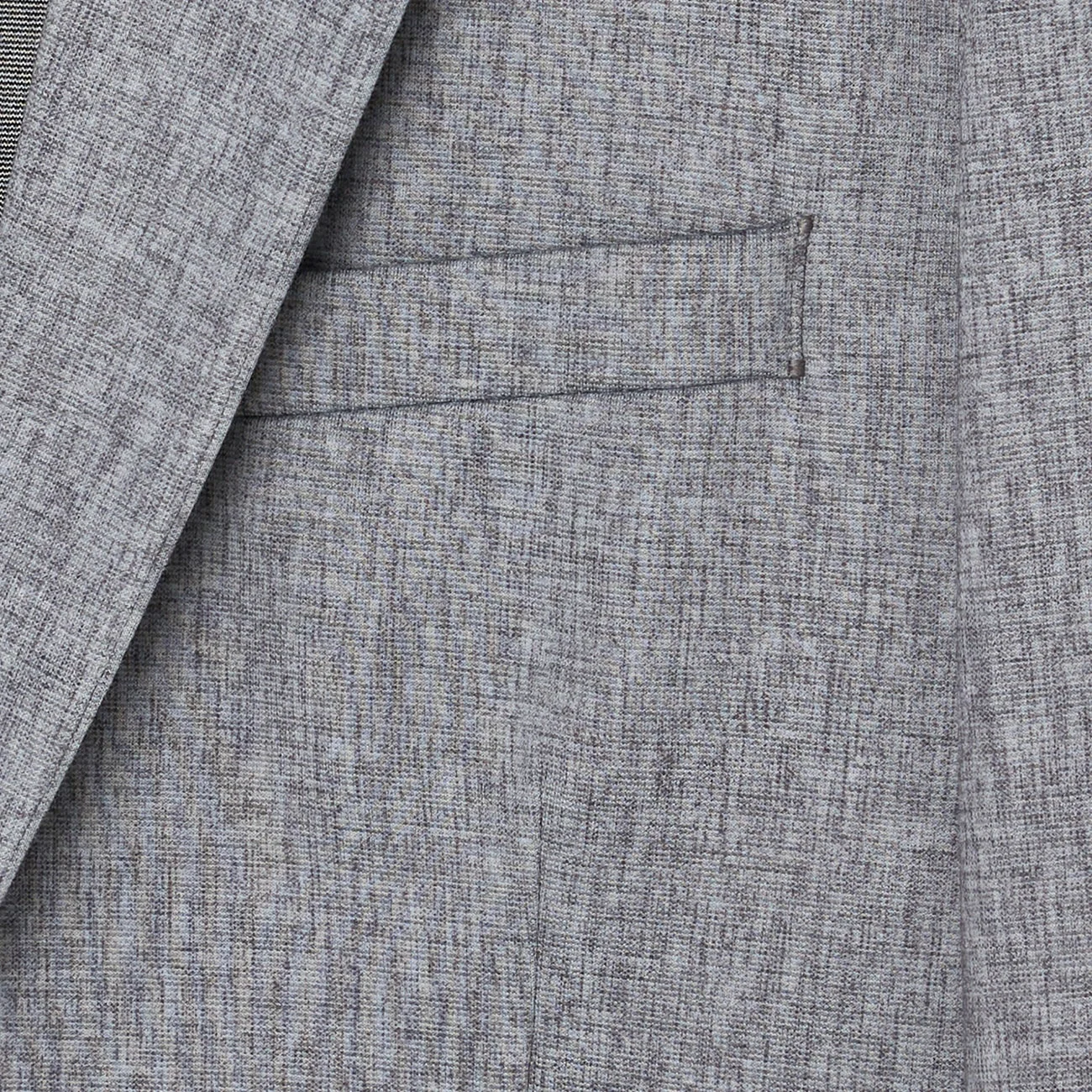 THE THIRD SUITS Washable Stretch Wool-Like Jacket - Light Gray - Image 7