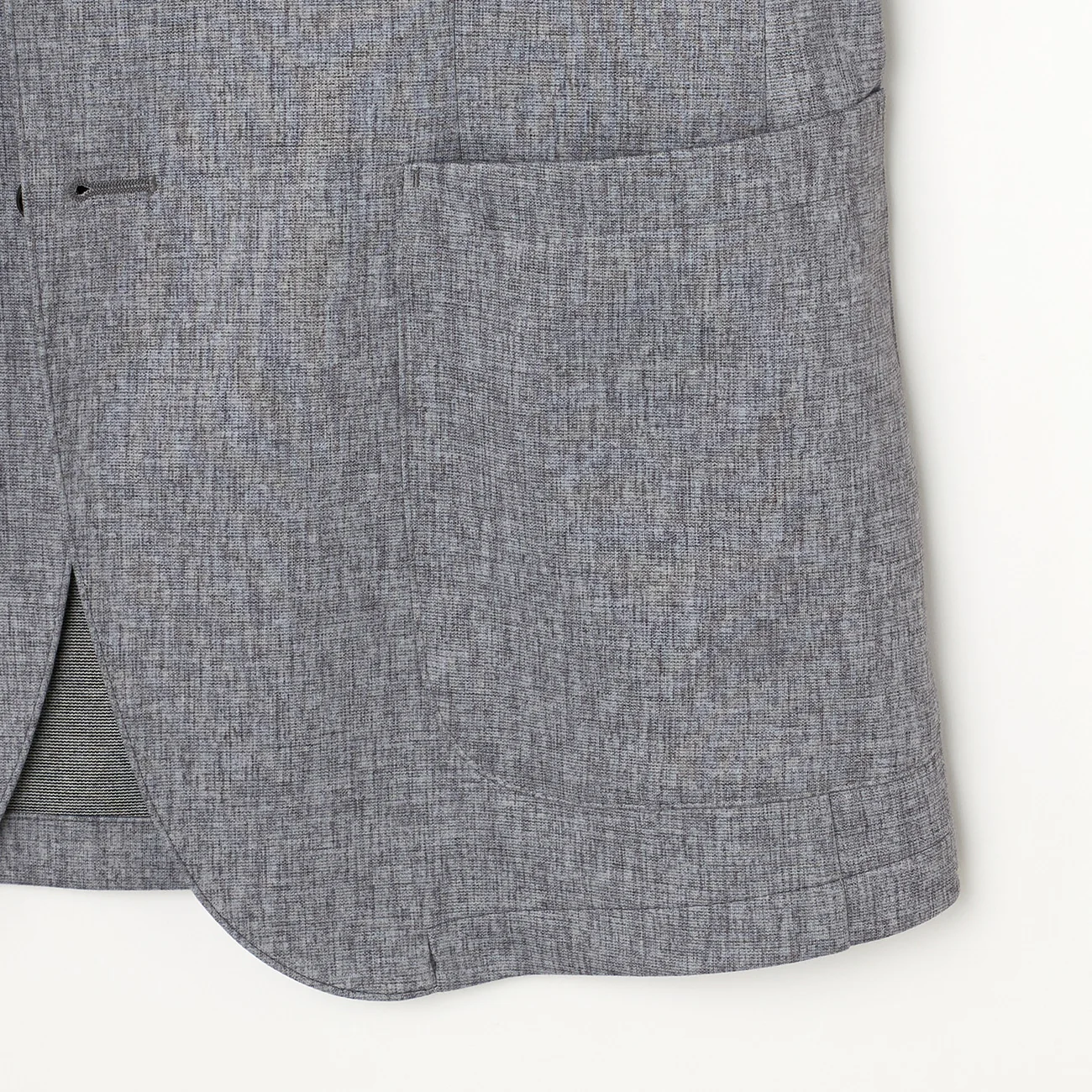THE THIRD SUITS Washable Stretch Wool-Like Jacket - Light Gray - Image 9