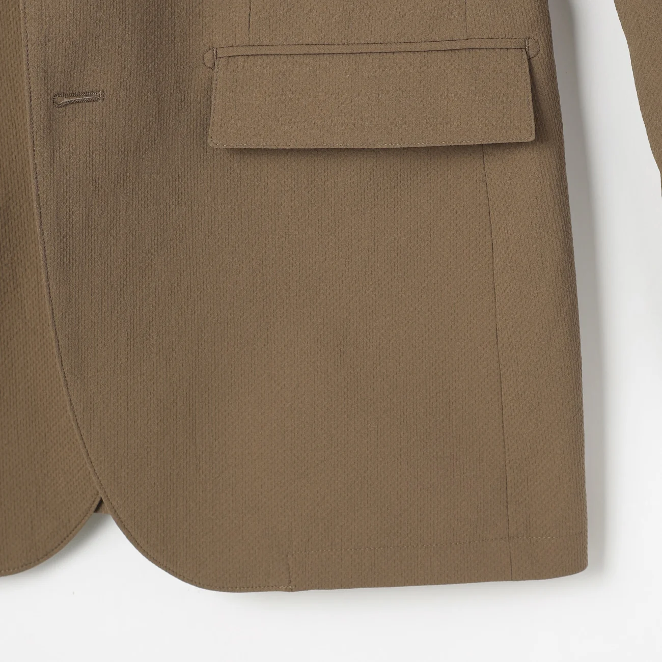 THE THIRD SUITS Dobby Jacket - Beige - Image 5
