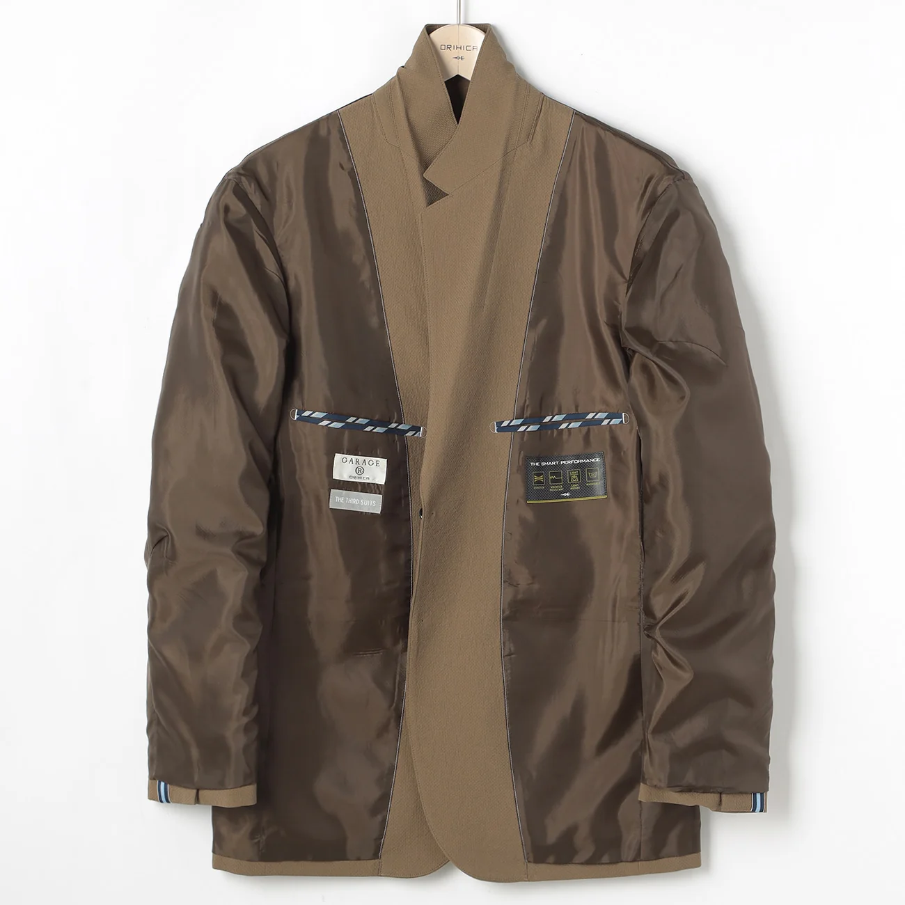 THE THIRD SUITS Dobby Jacket - Beige - Image 6