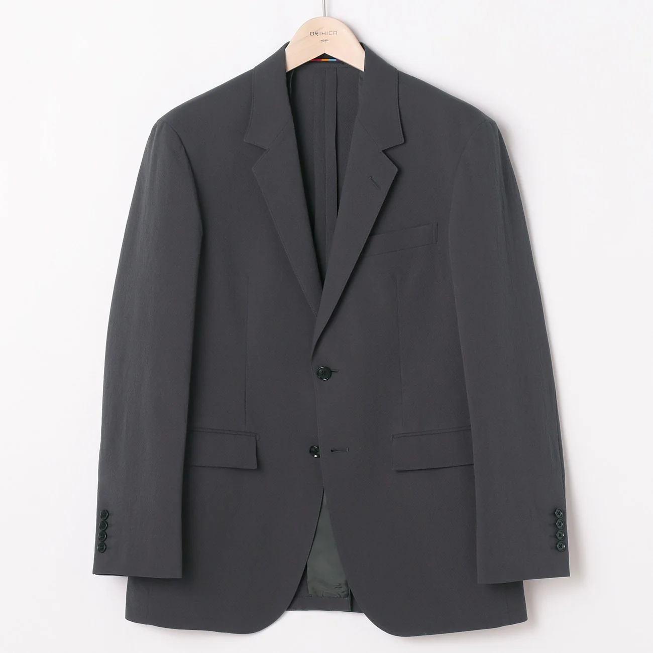 THE THIRD SUITS Dobby Jacket - Medium Gray