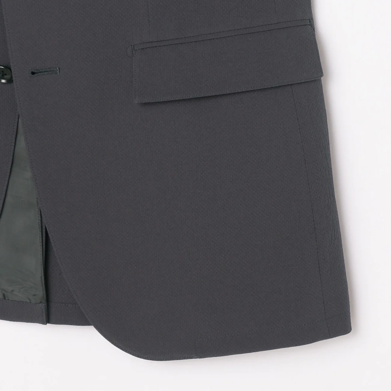 THE THIRD SUITS Dobby Jacket - Medium Gray - Image 5