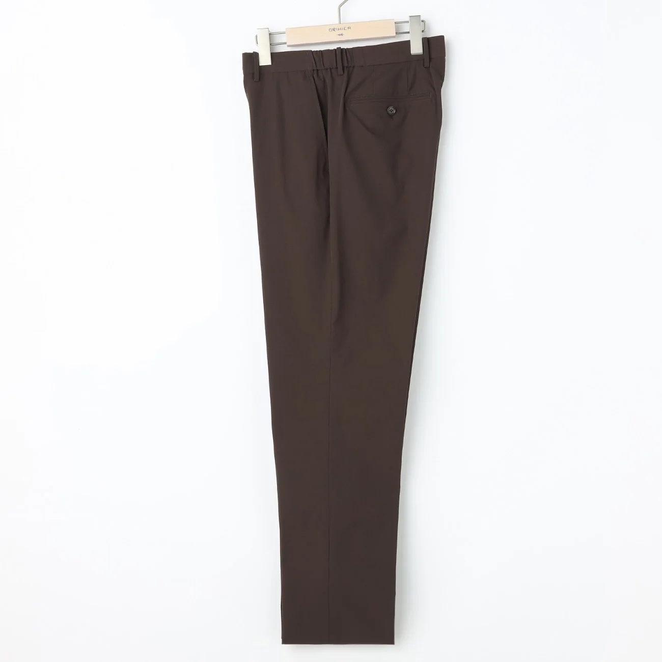 THE THIRD SUITS BIZSPO Water-Repellent Nylon Pants - Brown