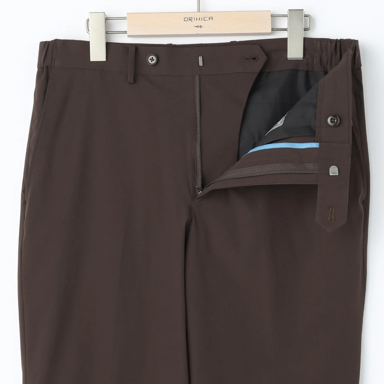 THE THIRD SUITS BIZSPO Water-Repellent Nylon Pants - Brown - Image 2