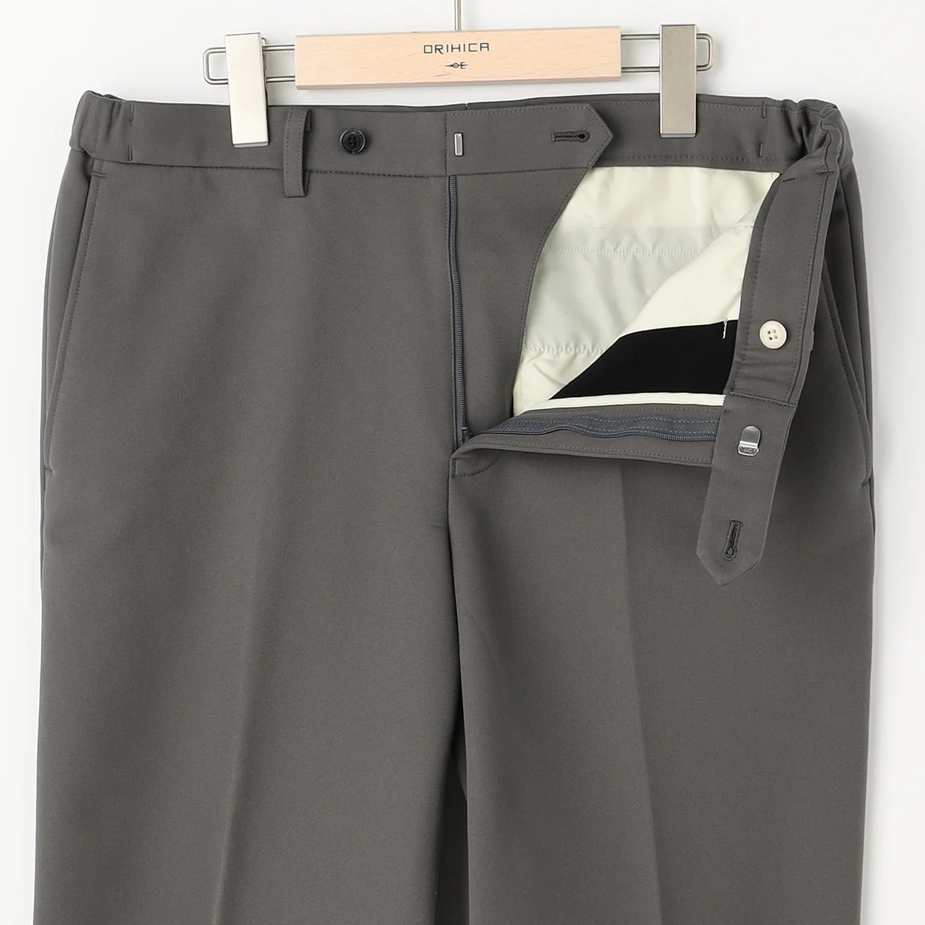 BIZSPO Brushed Pants - Medium Gray - Image 2