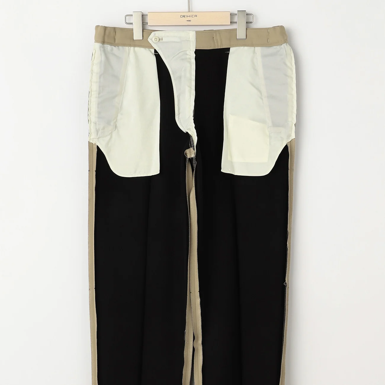 BIZSPO Brushed Pants - Beige - Image 4